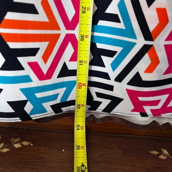 Crown & Ivy Geometric Polyester No Wrinkle Dress - Picture 5 of 7